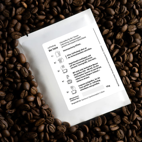 DER FAIRE - DripBag (Coffeebag) als Werbeartikel